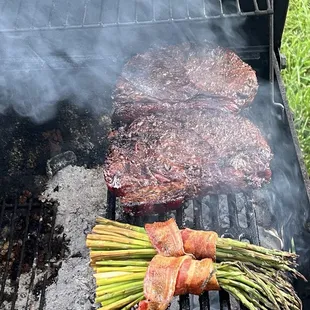 Fresh ready to pull off smoker