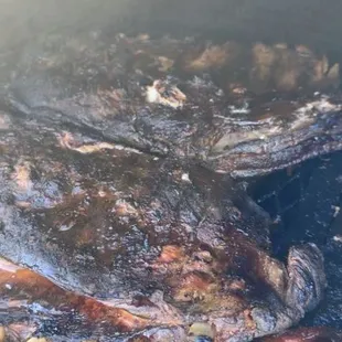 My freshly smoked pork ribs I smoked last weekend at my family reunion