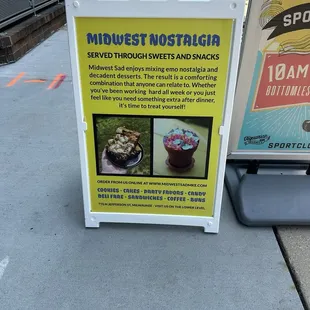 Outside signage