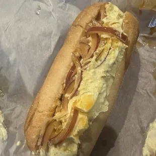 Egg salad sandwich
