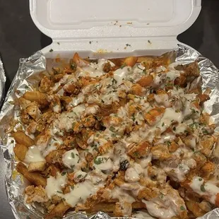 Buffalo chicken fries