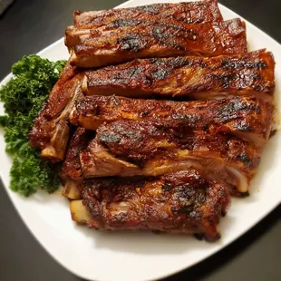 Homecooked: the star of these BBQ ribs - Cookies BBQ sauce.. da Best!