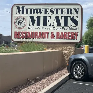 A butcher shop that serves food
