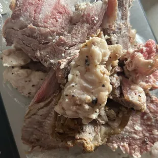 This is what my prime cut of prime rib looked like