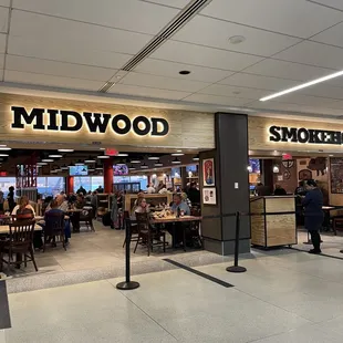 the interior of the restaurant