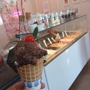 We love chocolate ice cream