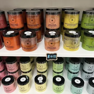 Sugar scrubs smell absolutely delicious