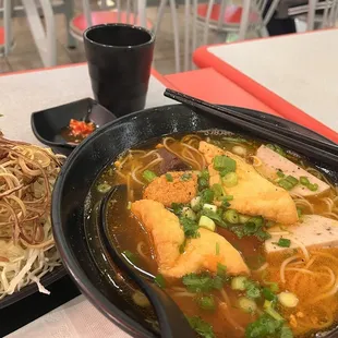 Bun rieu.  Decent, but not memorable and too much msg.