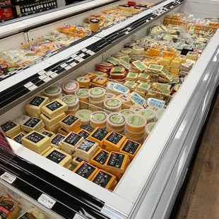 Assorted cheeses
