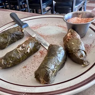 4 Piece Grape Leaves