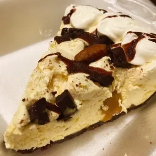 a slice of cheesecake