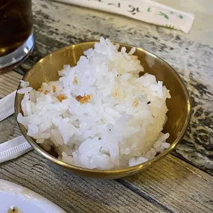 A side of rice.