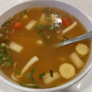 Tofu Hot n Sour Soup ( vegetarian )