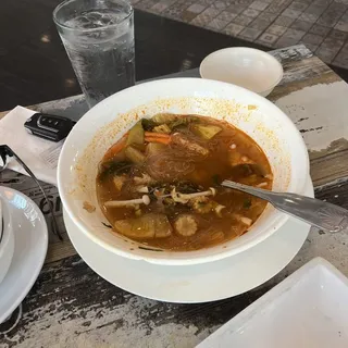 Tofu Lemongrass Noodle Soup ( vegetarian)