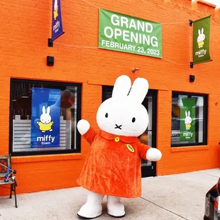 miffy at the opening of miffytown