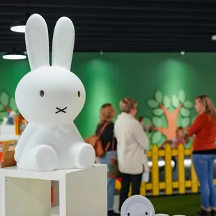giant miffy in the middle of miffytown