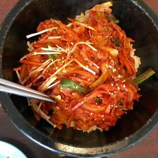 10. Spicy Pork Hot Stone Bowl Bibimbab