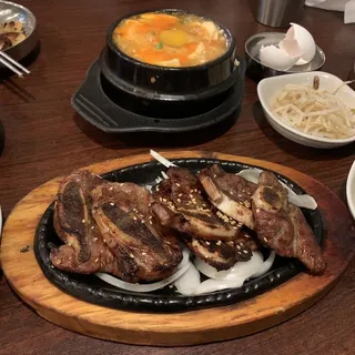Galbi Soft Tofu Soup Combo