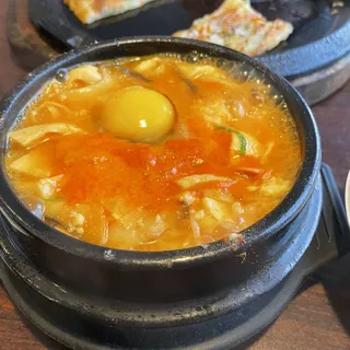 8. Mushroom Soft Tofu Soup