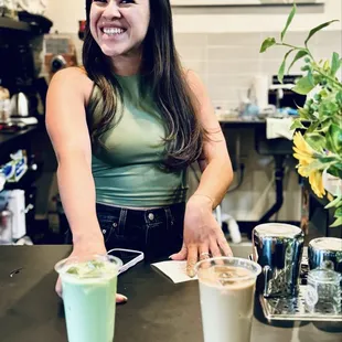 Matcha mami + barista baddie + best service in town.