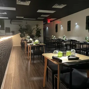 Sun down dinner ambiance