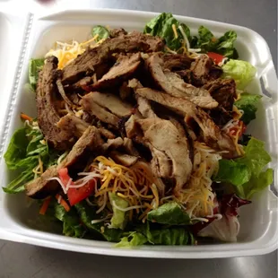 Beef &amp; Chicken Fajita Salad