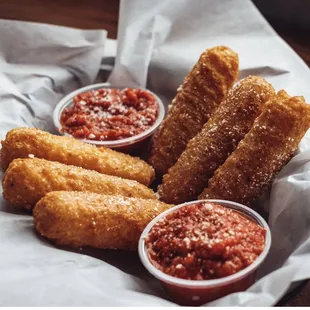 Fried Mozzarella Sticks