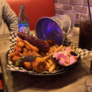 Cajun Fried Chicken Bucket
