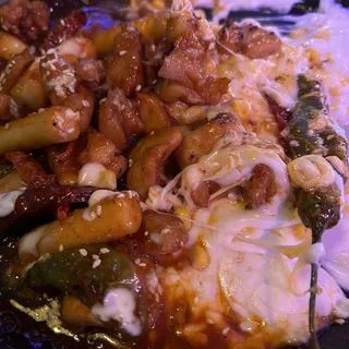 Spicy Chicken with Corn Cheese