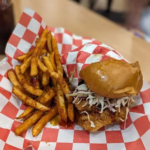 Seoul Hot Sando and Nashville Fries