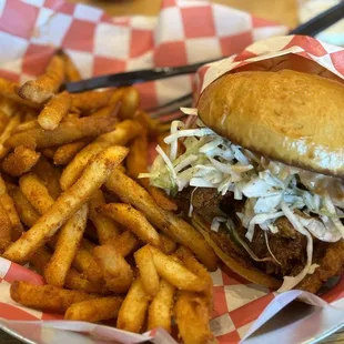 NASHVILLE HOT SANDO and NASHVILLE FRIES