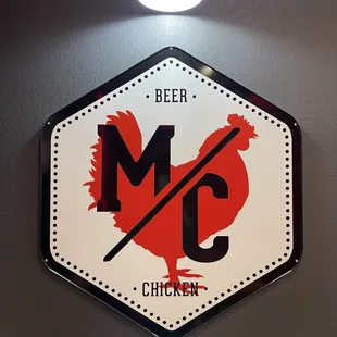 Beer and Chicken Sign