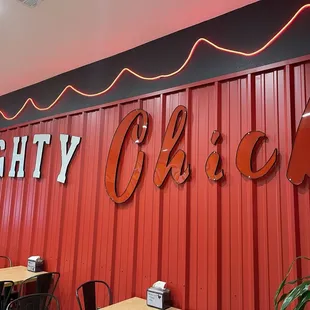 Mighty Chick Sign