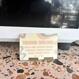 Kimchi Burger!