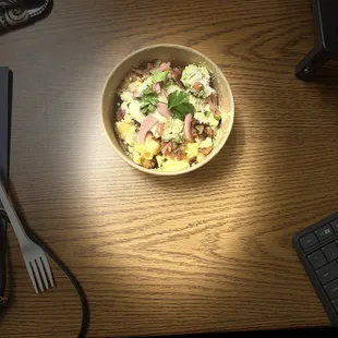 Bacon Bowl with Avocado