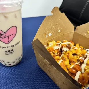 Pork Belly Mac N Cheese.