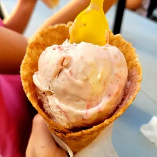 Strawberry cheesecake