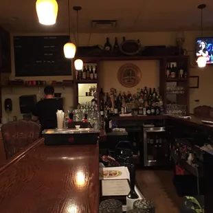 The Mighty Oak Barrel bar