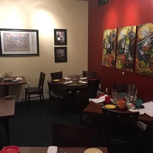 sushi and sashimi, interior