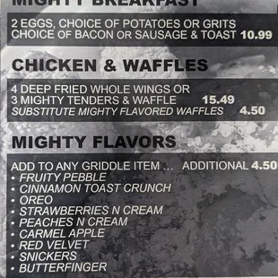 December 2021, menu (1/8)