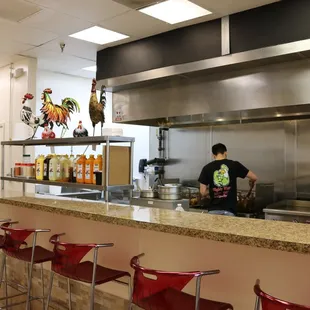 Getting ready to open for business