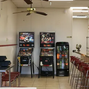 Play pinball while waiting for your wings