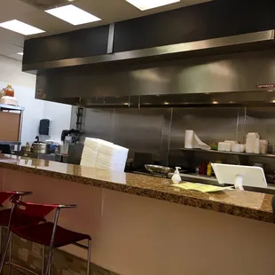 sushi and sashimi, interior