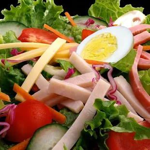 fresh made chef salad
