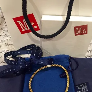 Used my giftcard to get a John Humphries gold bracelet!