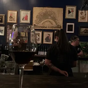 The best wine bar in the neighborhood. Great for a intimate date night, they have great charcuterie boards too
