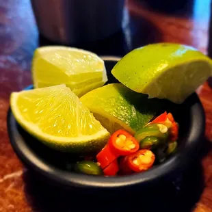 Lime &amp; Chopped Chilies