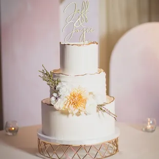 a wedding cake