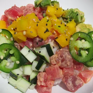 a close up of a plate of food