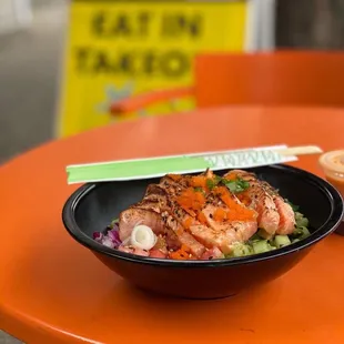 Torched Salmon Bowl special